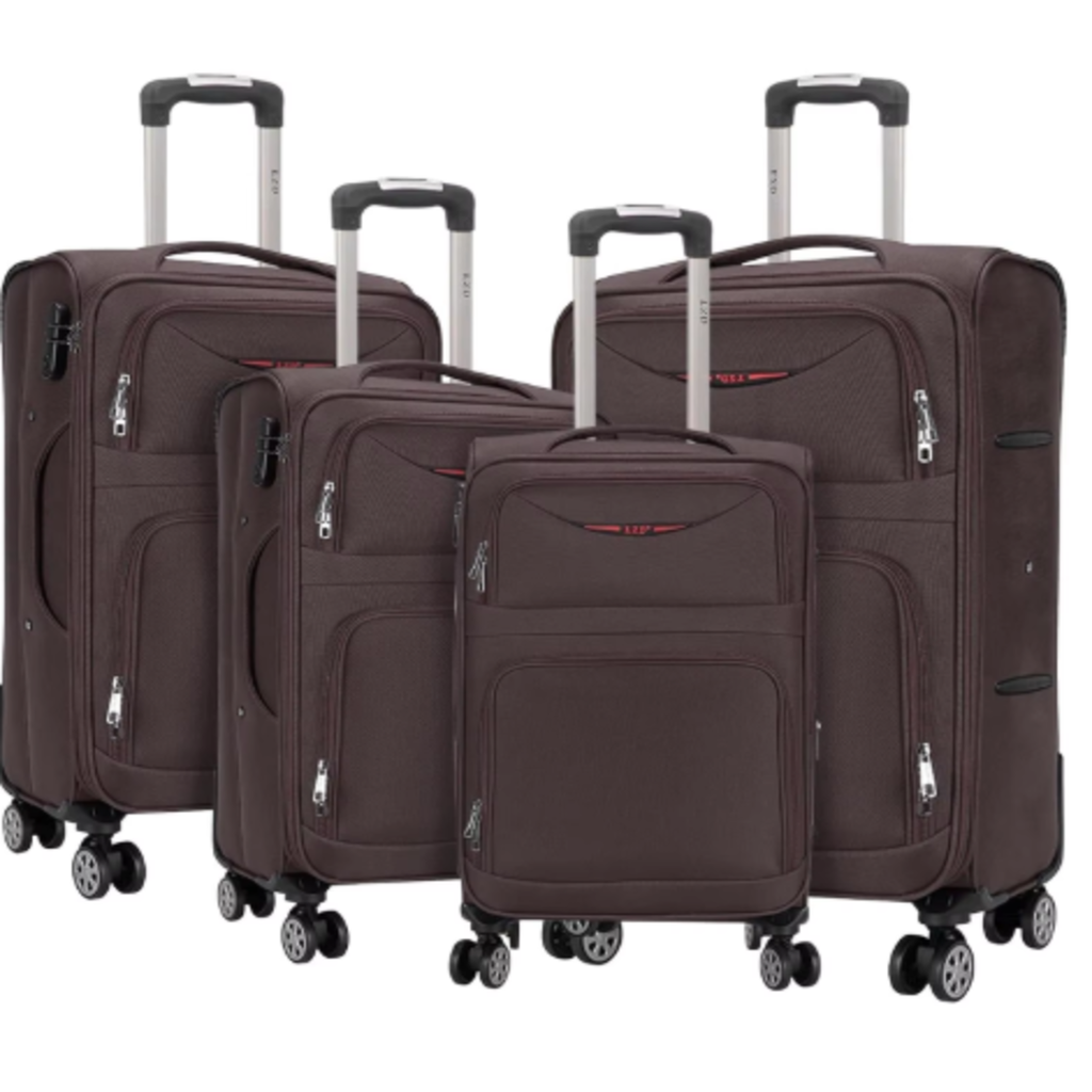 Set de 4 maletas de viaje premium en tela Oxford impermeable