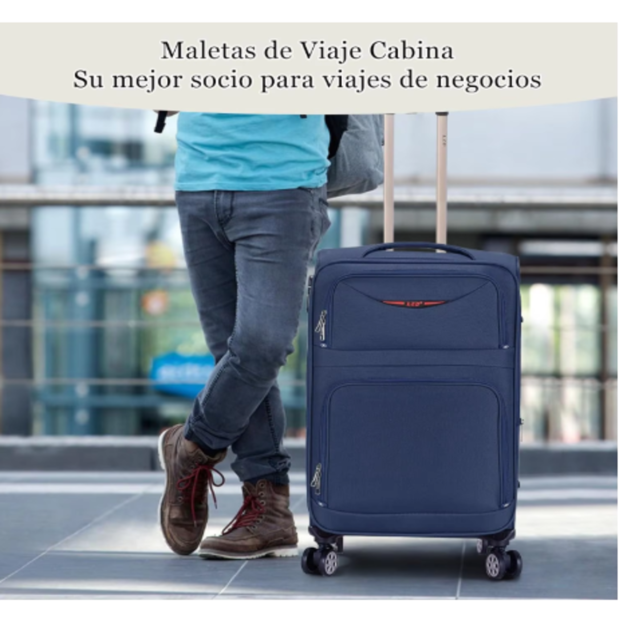 Set de 4 Maletas de Viaje Premium con Ruedas 360° - Tela Oxford Impermeable