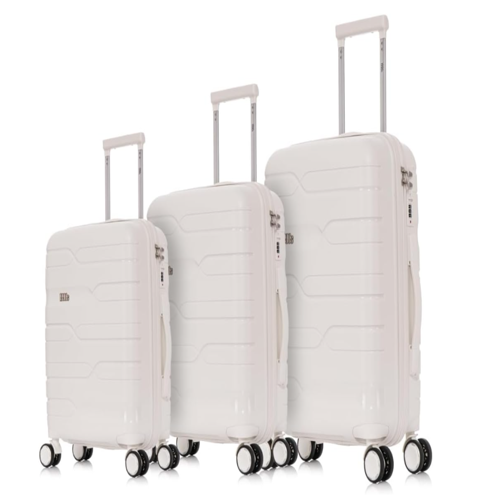 Set de 3 Maletas de Policarbonato con Ruedas 360° - S, M, L