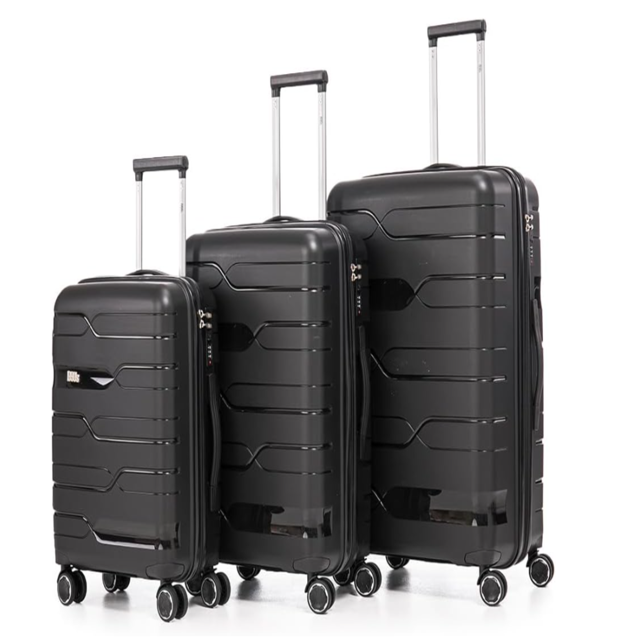 Set de 3 Maletas de Policarbonato con Ruedas 360° - S, M, L