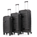 Set de 3 maletas de policarbonato S, M y L con ruedas 360°