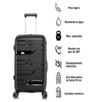Set de 3 Maletas de Policarbonato con Ruedas 360° - S, M, L
