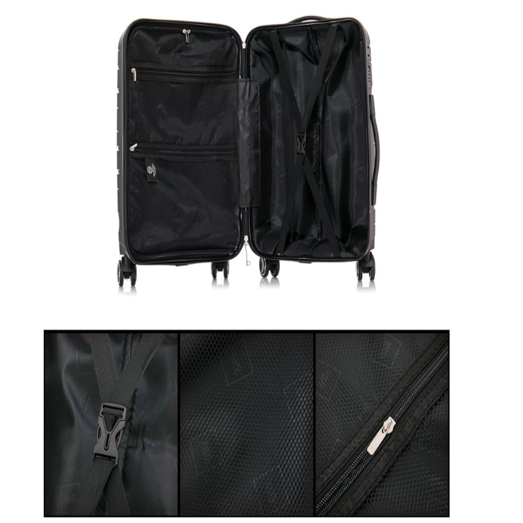 Set de 3 Maletas de Policarbonato con Ruedas 360° - S, M, L
