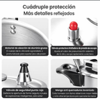 Olla a Presión de Aluminio Forjado - Cocción Rápida y Segura
