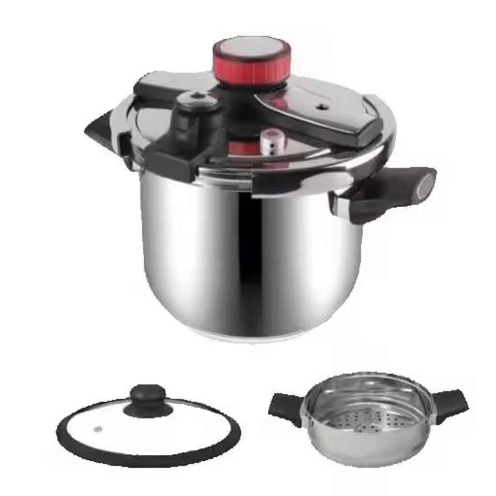 Olla a Presión 3 en 1 Royal Swiss - Acero Inoxidable