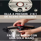 Olla a Presión 3 en 1 Royal Swiss - Acero Inoxidable