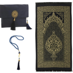 Premium Islamic prayer set with rug, bag and tasbih