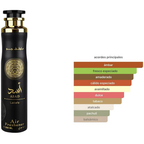 Ambientador Asad da Lattafa com fragrância oriental âmbar para a casa