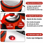 Triple sistema de seguridad de la olla a presión: tapa de bloqueo y punto rojo inteligente