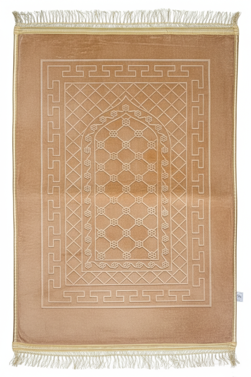 Alfombra de oración beige